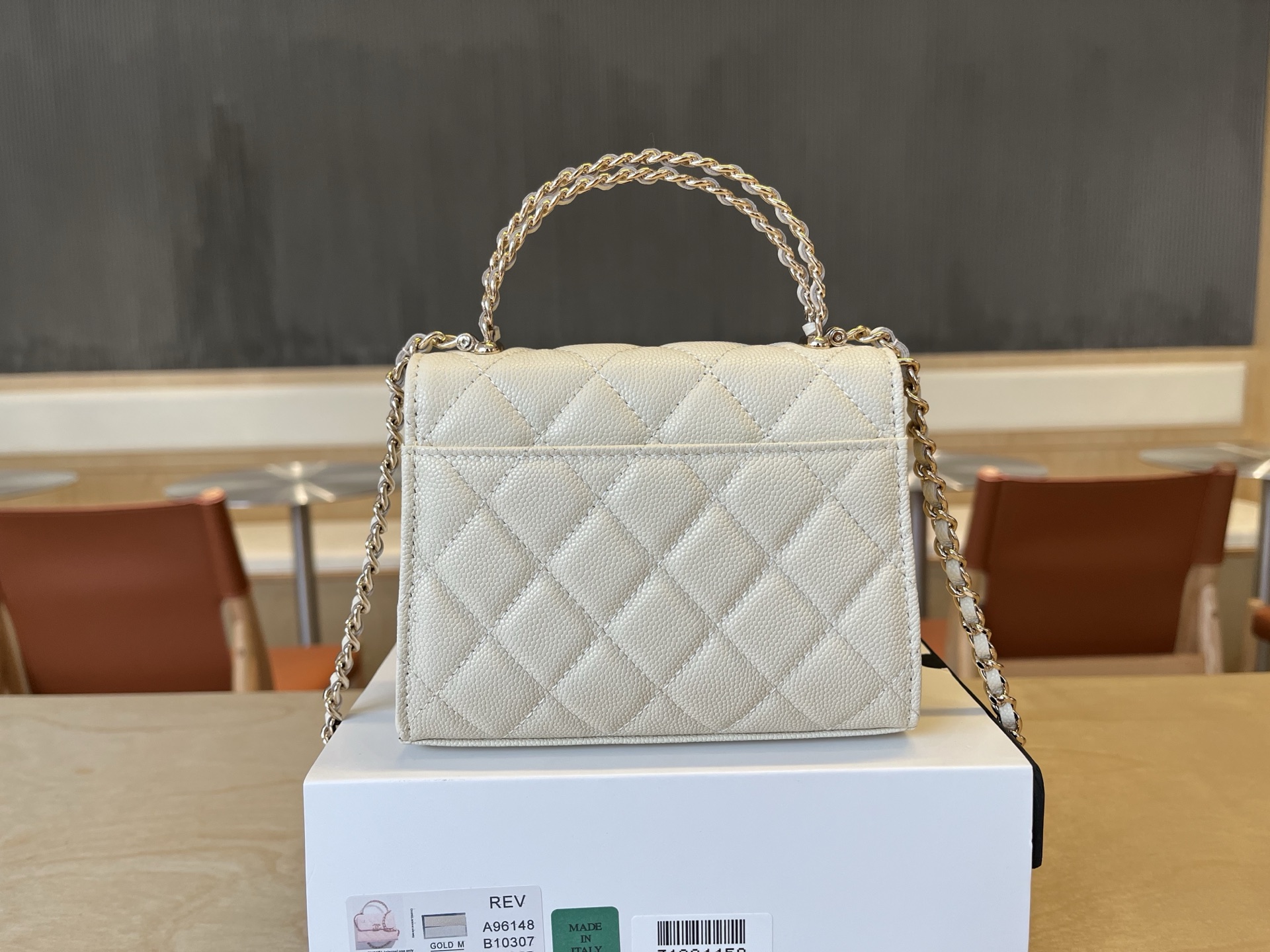 Chanel Basic Bag Cow Leather M-l-s