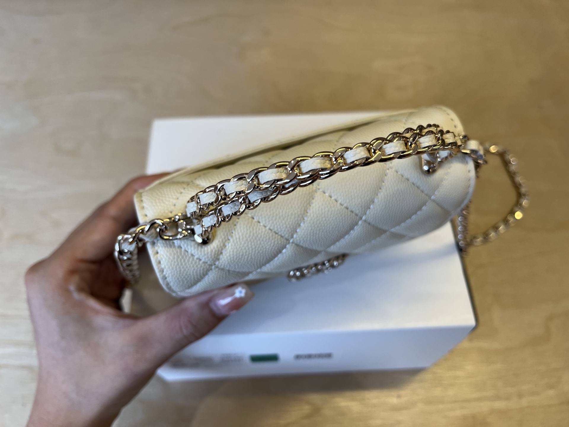 Chanel Basic Bag Cow Leather M-l-s