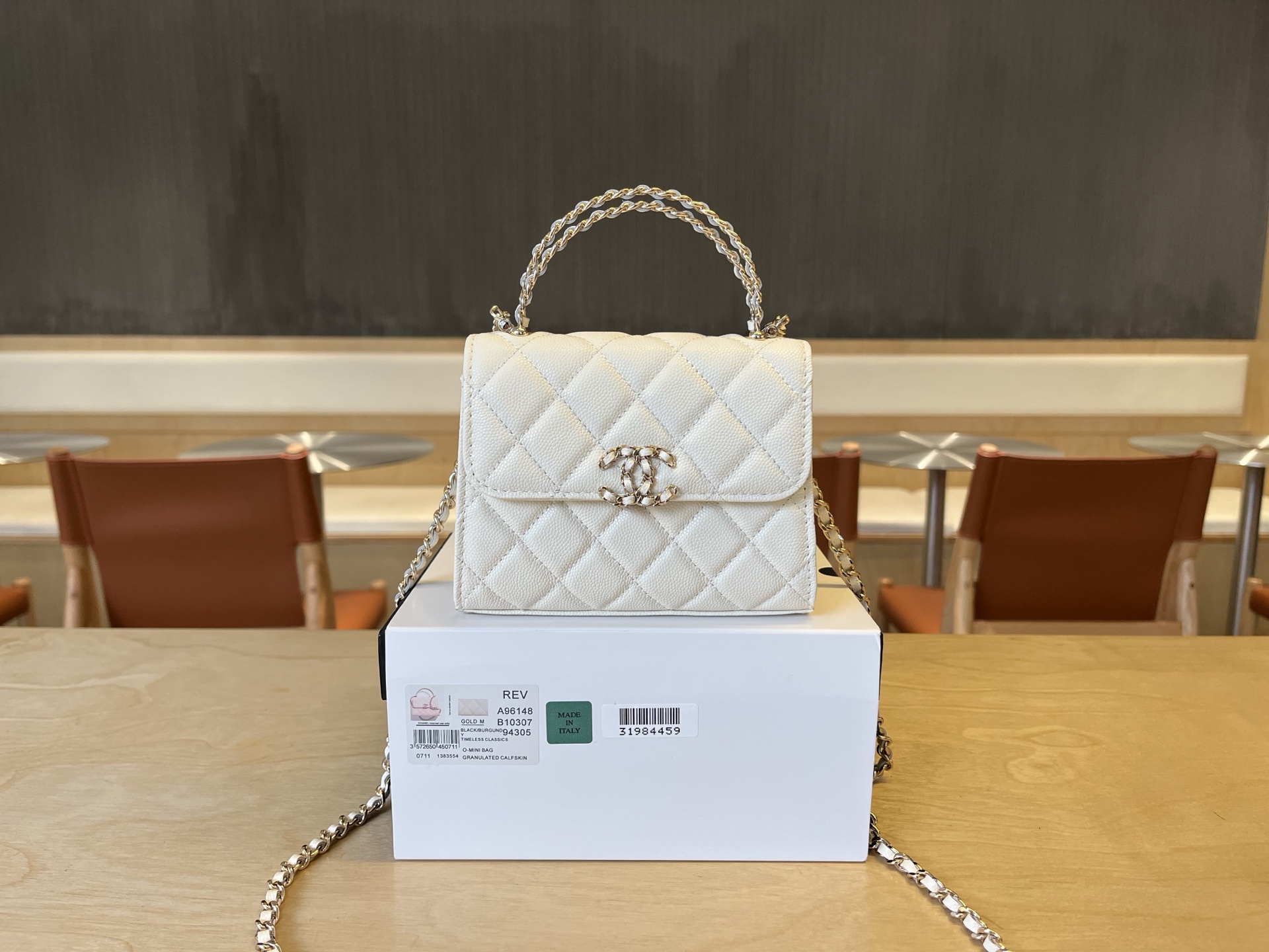 Chanel Basic Bag Cow Leather M-l-s