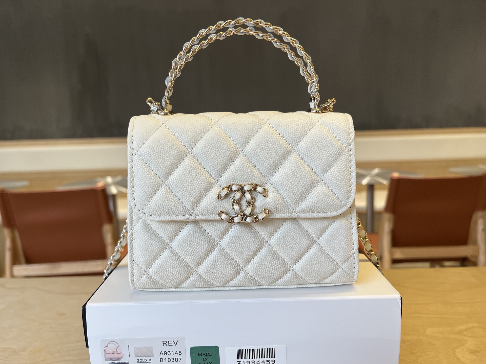 Chanel Basic Bag Cow Leather M-l-s