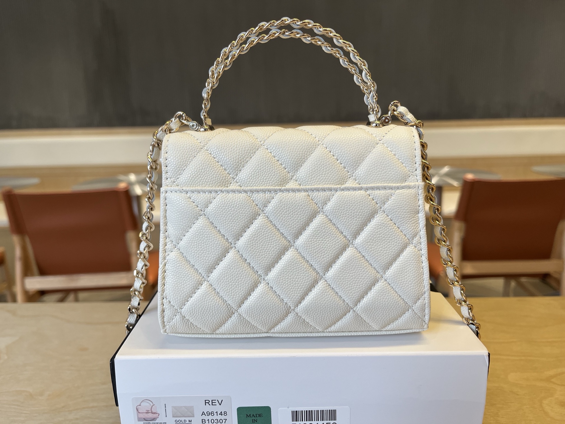 Chanel Basic Bag Cow Leather M-l-s