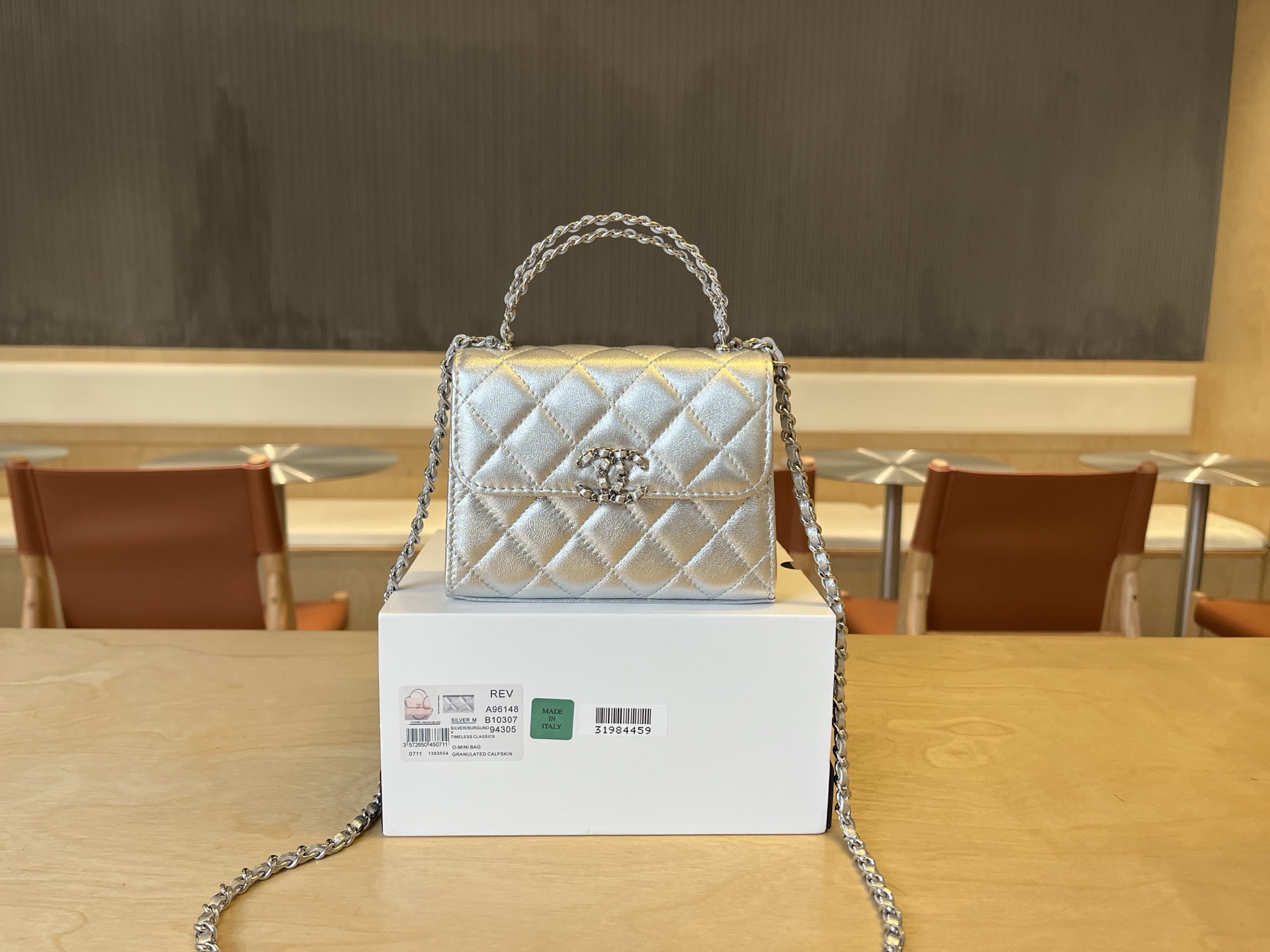 Chanel Basic Bag Cow Leather M-l-s