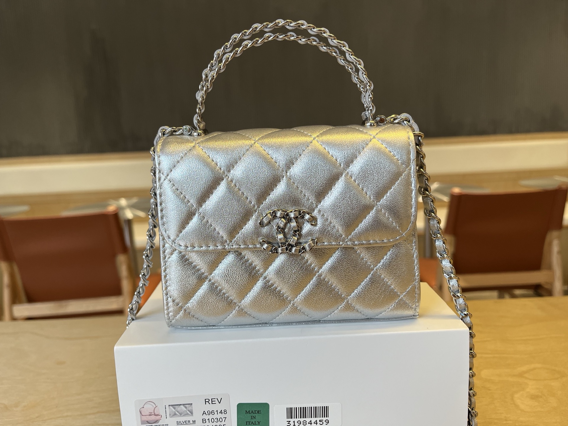 Chanel Basic Bag Cow Leather M-l-s