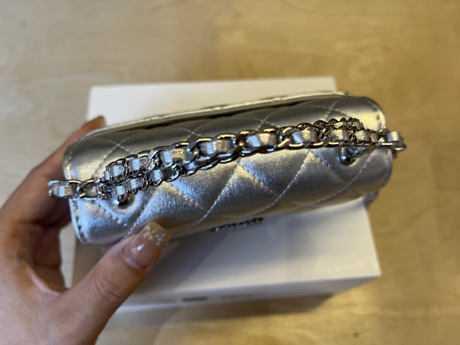 Chanel Basic Bag Cow Leather M-l-s