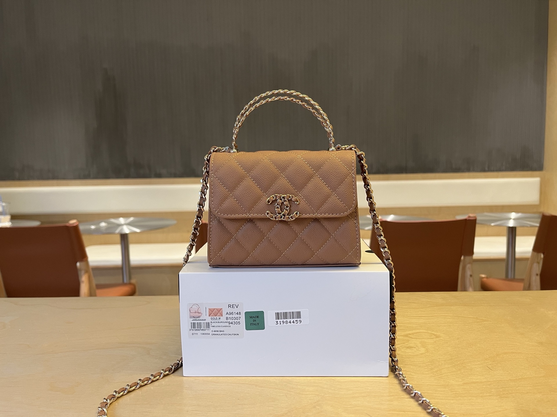 Chanel Basic Bag Cow Leather M-l-s