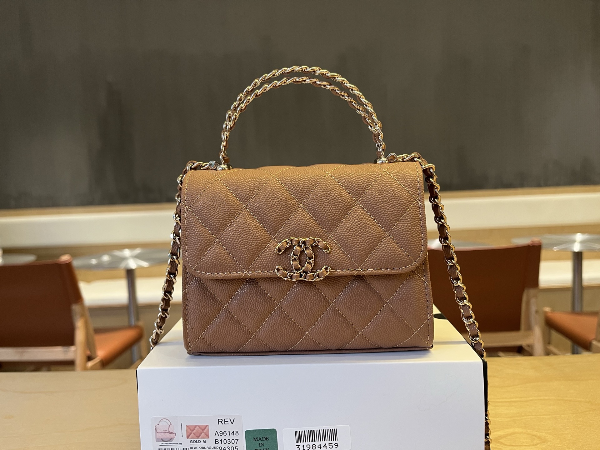 Chanel Basic Bag Cow Leather M-l-s