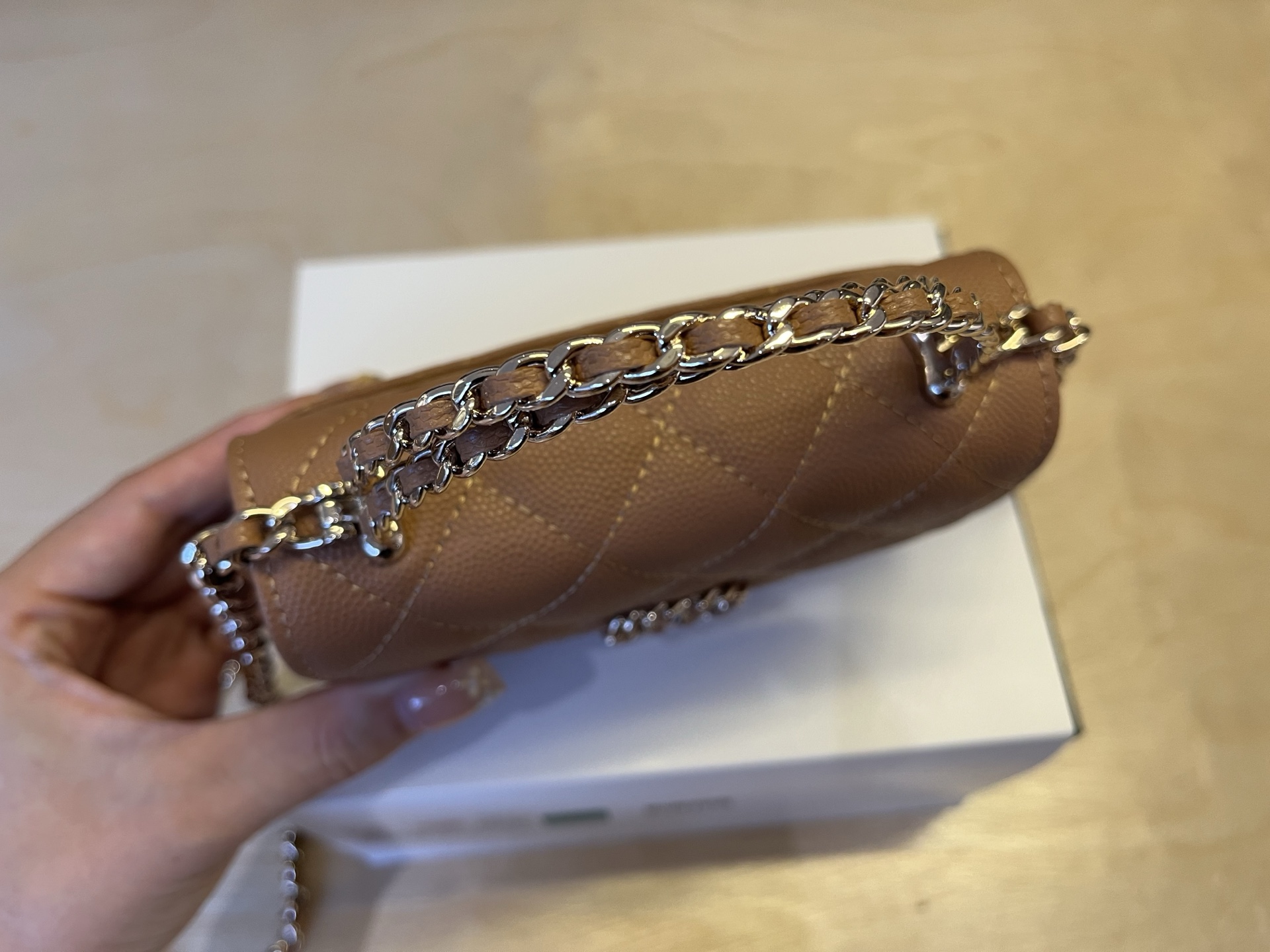 Chanel Basic Bag Cow Leather M-l-s