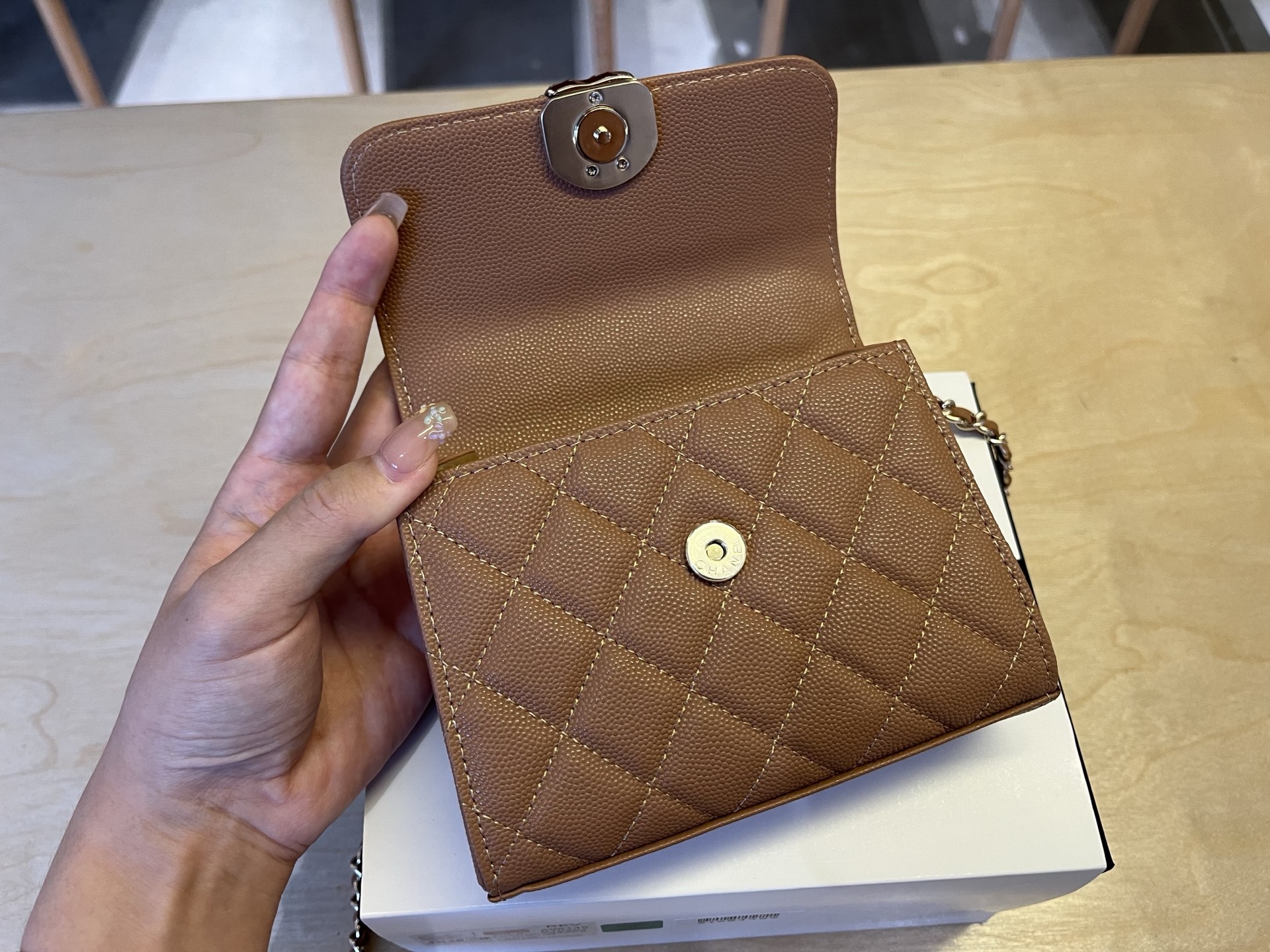 Chanel Basic Bag Cow Leather M-l-s