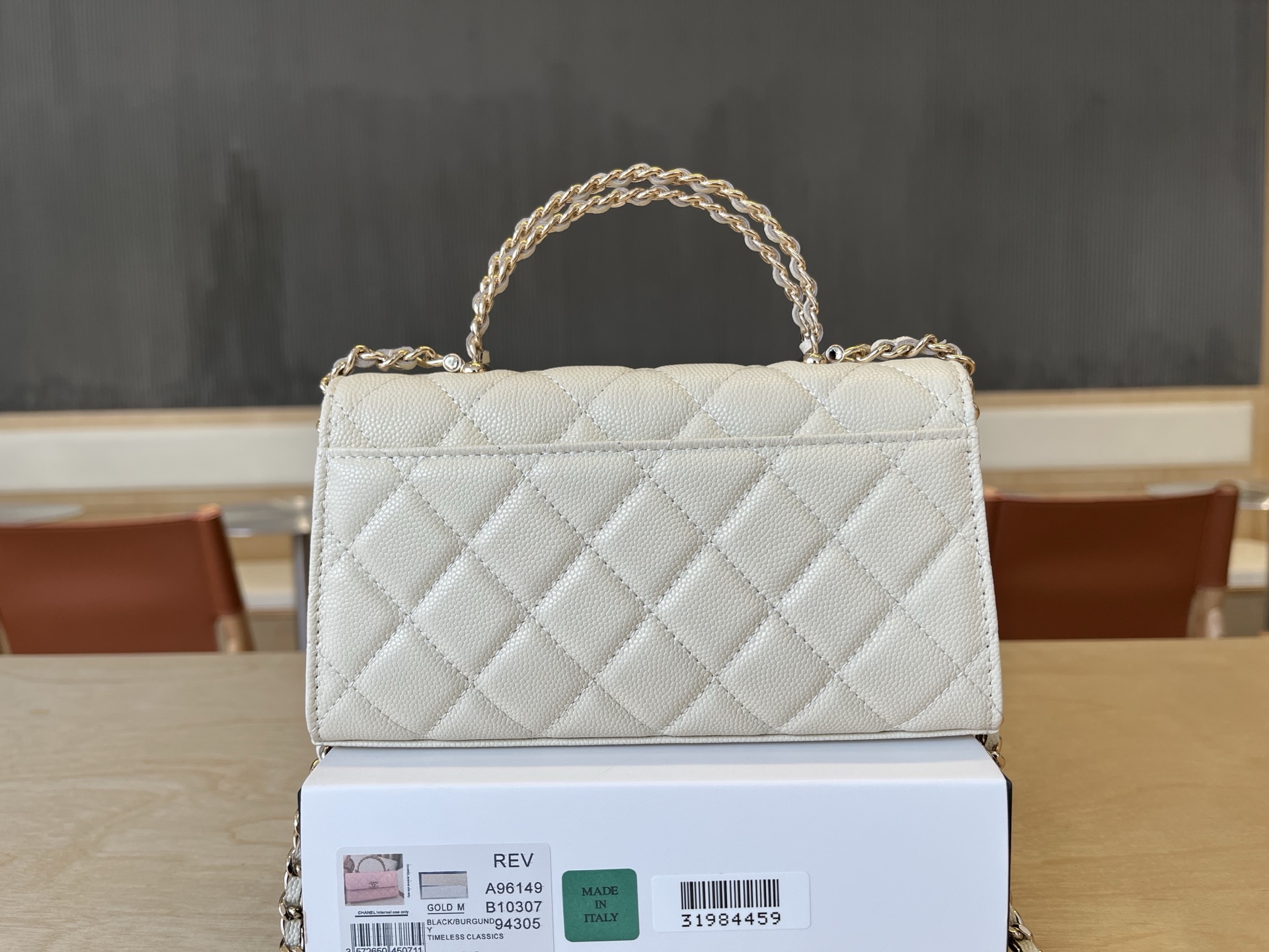 Chanel Basic Bag Cow Leather M-l-s