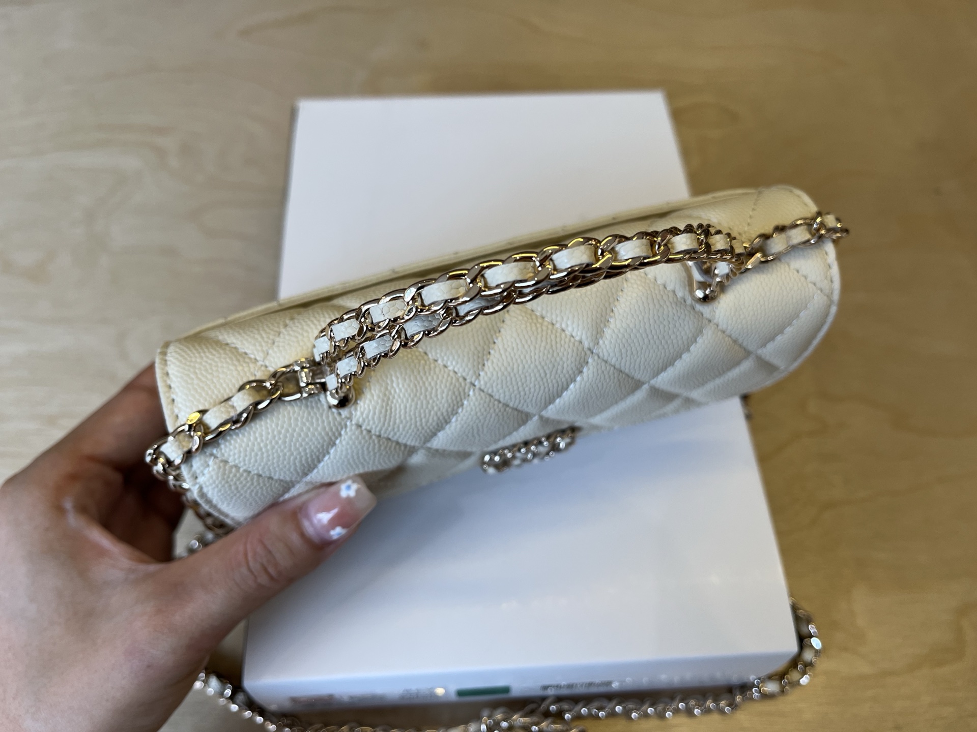 Chanel Basic Bag Cow Leather M-l-s