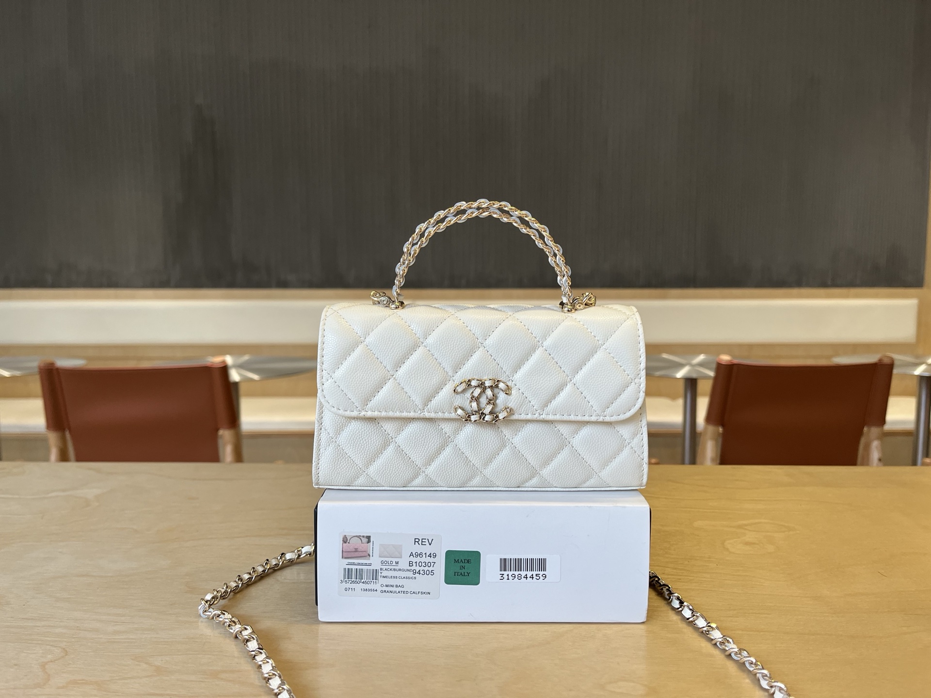 Chanel Basic Bag Cow Leather M-l-s