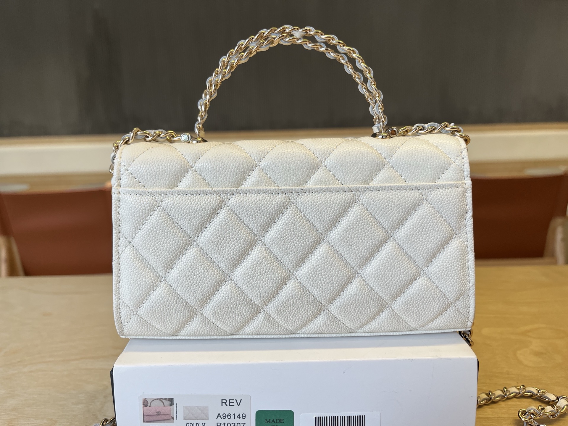 Chanel Basic Bag Cow Leather M-l-s