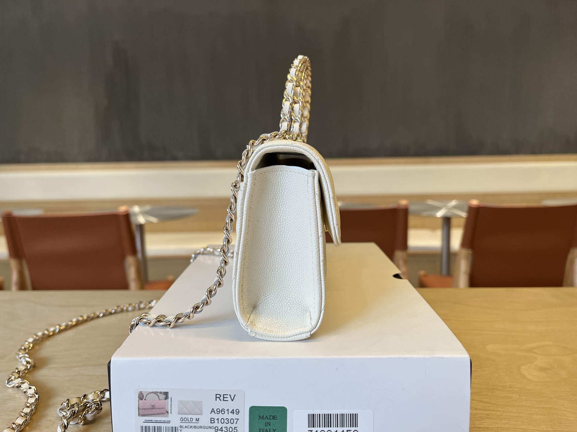 Chanel Basic Bag Cow Leather M-l-s