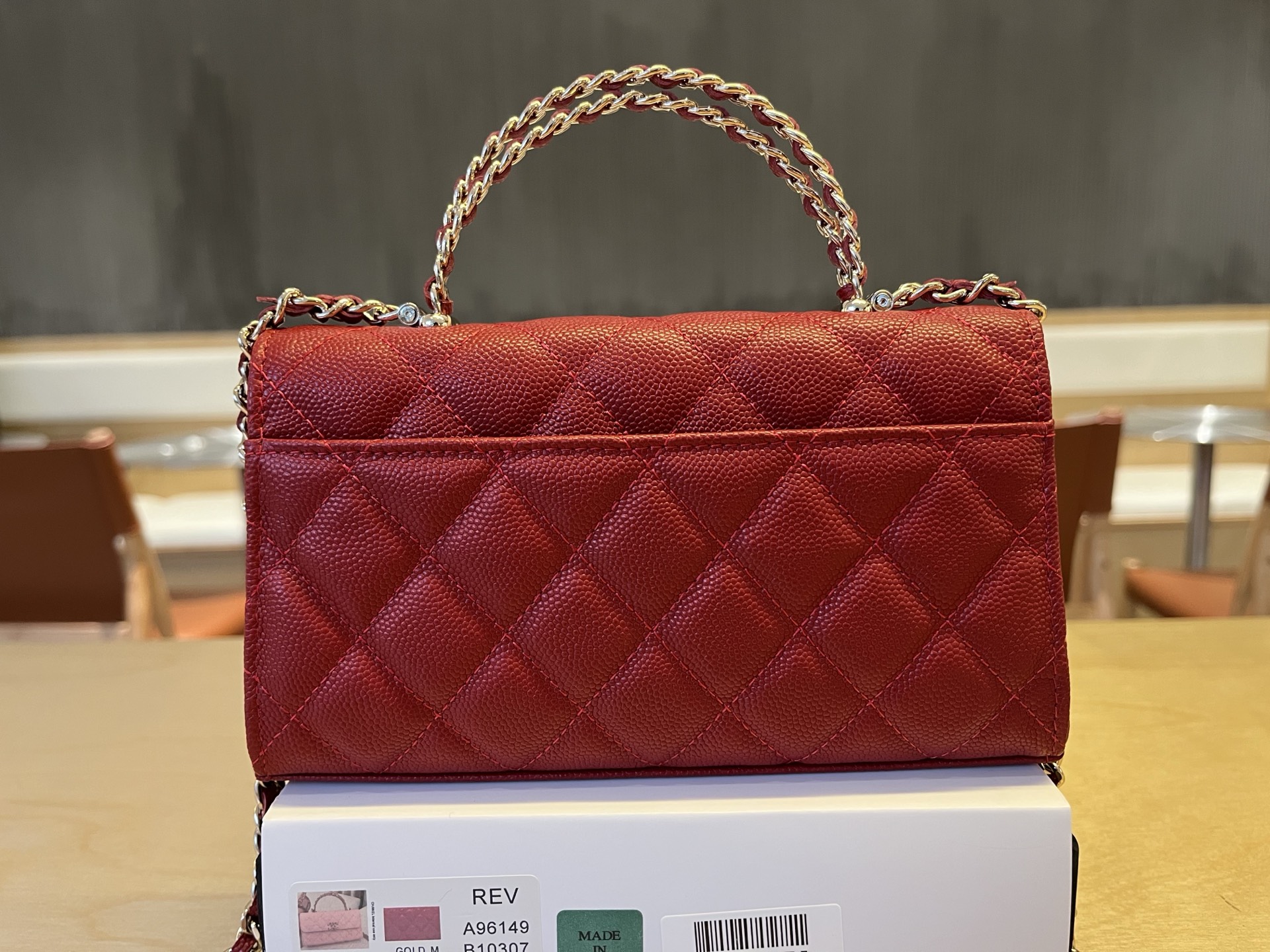 Chanel Basic Bag Cow Leather M-l-s