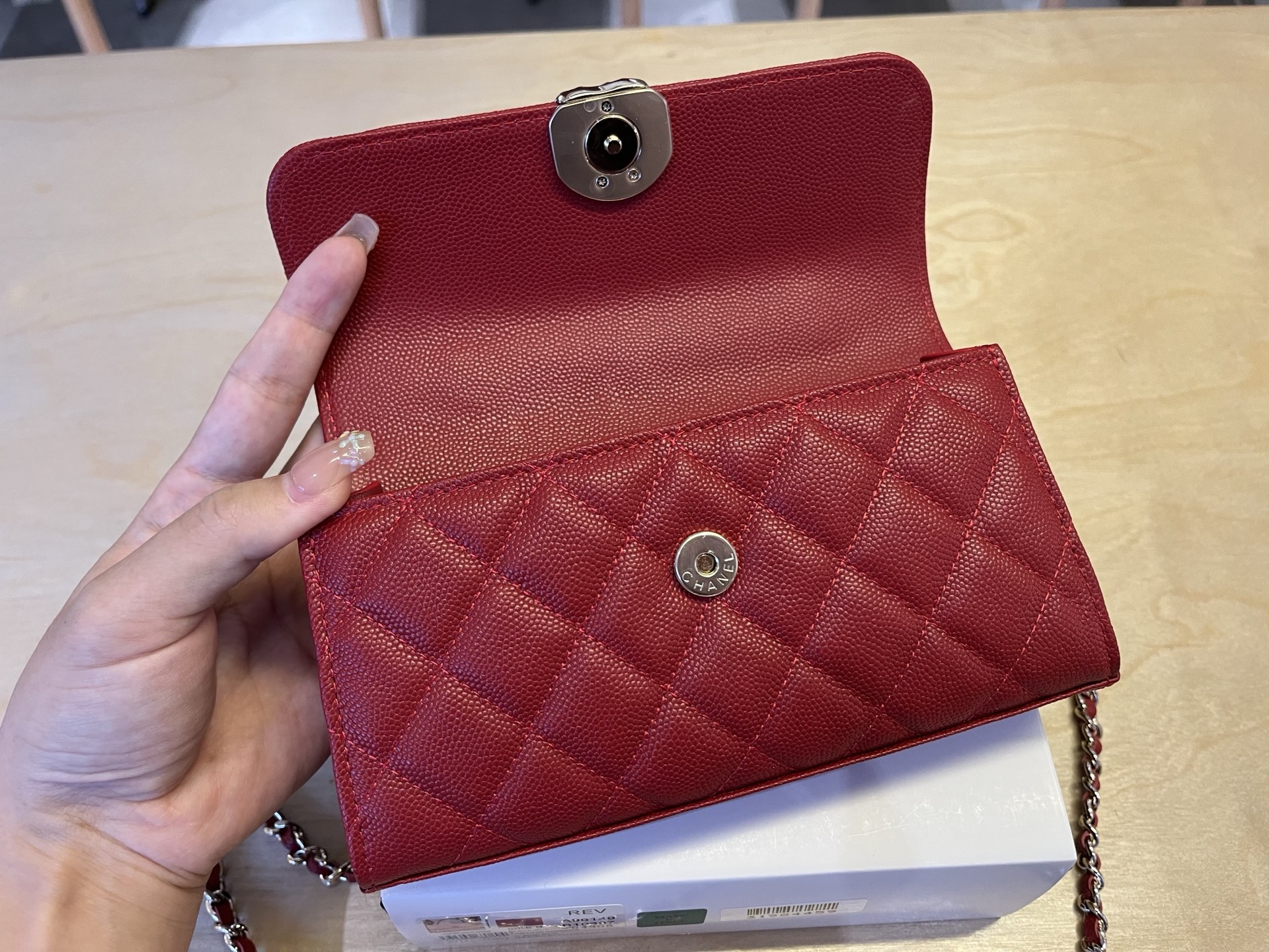 Chanel Basic Bag Cow Leather M-l-s