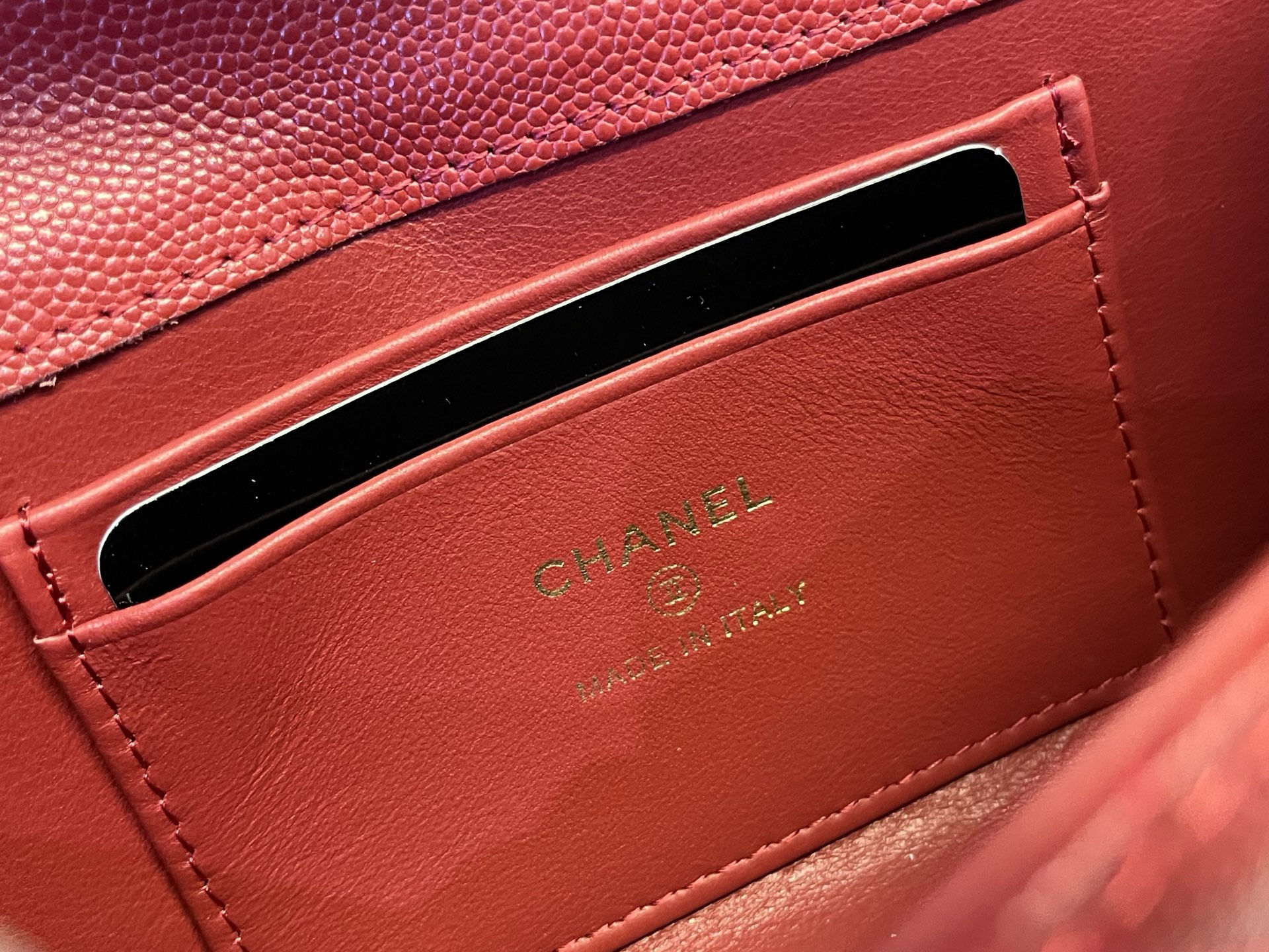 Chanel Basic Bag Cow Leather M-l-s