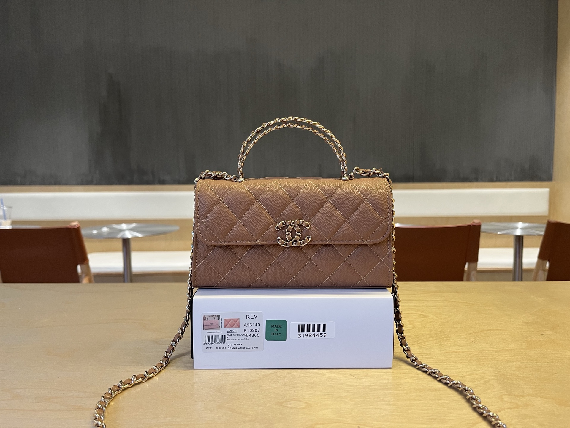 Chanel Basic Bag Cow Leather M-l-s