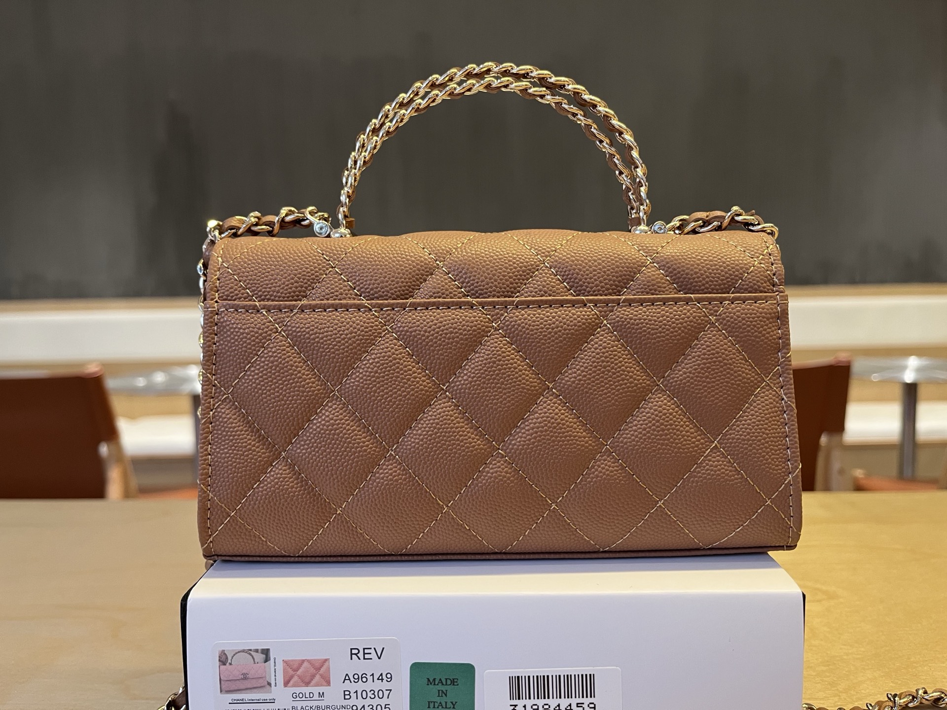 Chanel Basic Bag Cow Leather M-l-s