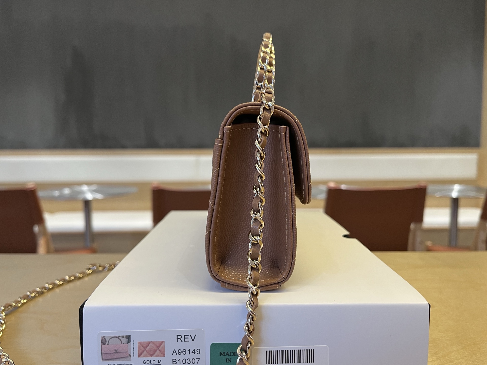 Chanel Basic Bag Cow Leather M-l-s