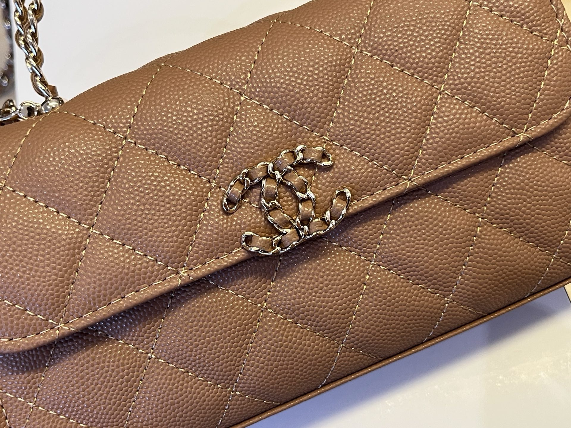 Chanel Basic Bag Cow Leather M-l-s