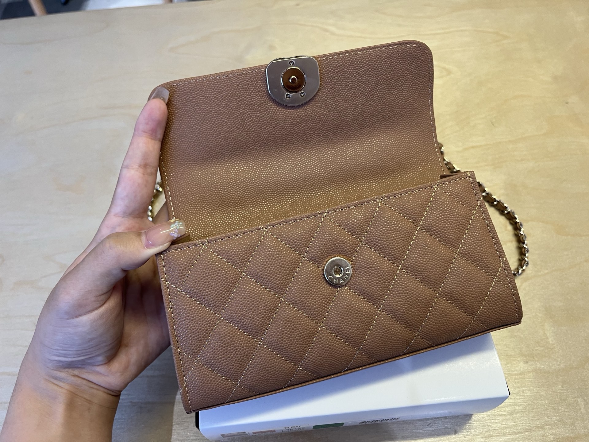 Chanel Basic Bag Cow Leather M-l-s