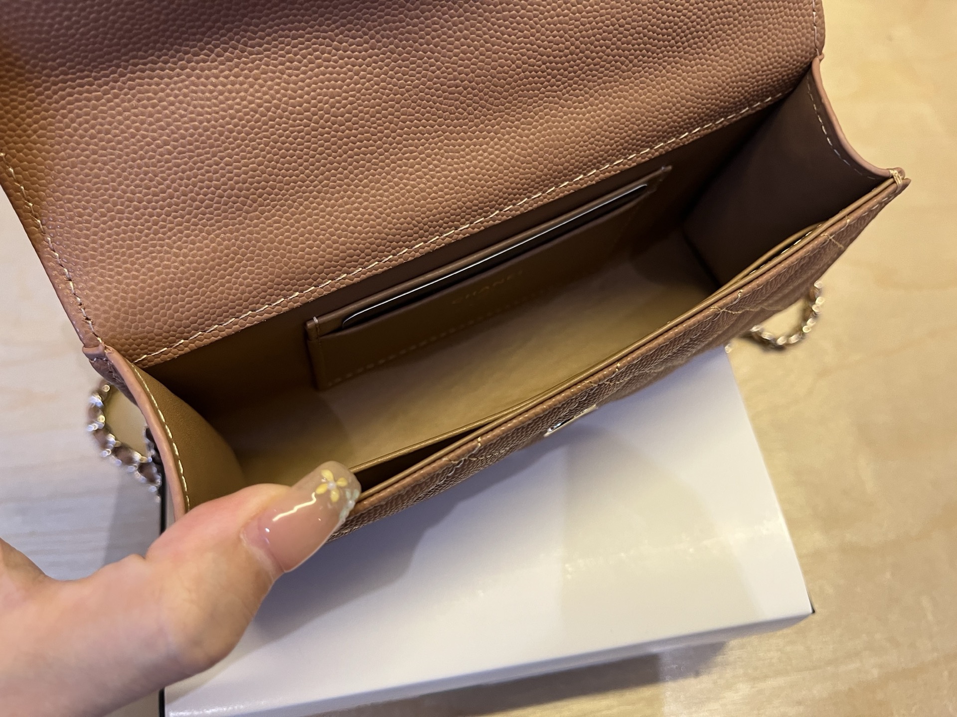 Chanel Basic Bag Cow Leather M-l-s