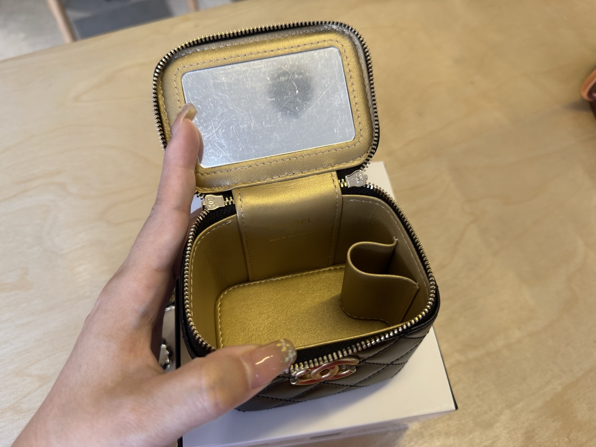 Chanel Basic Bag Cow Leather M-l