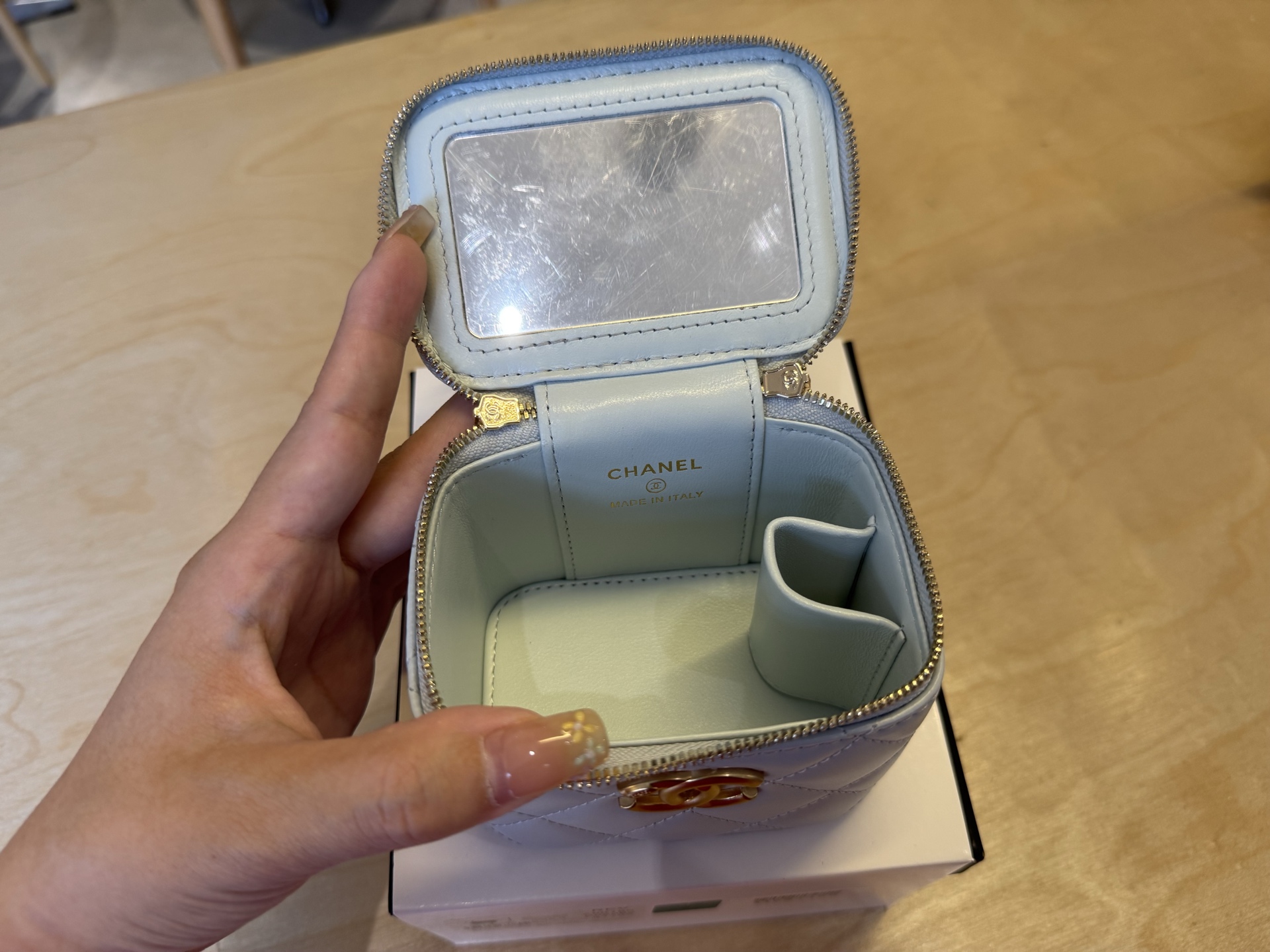 Chanel Basic Bag Cow Leather M-l