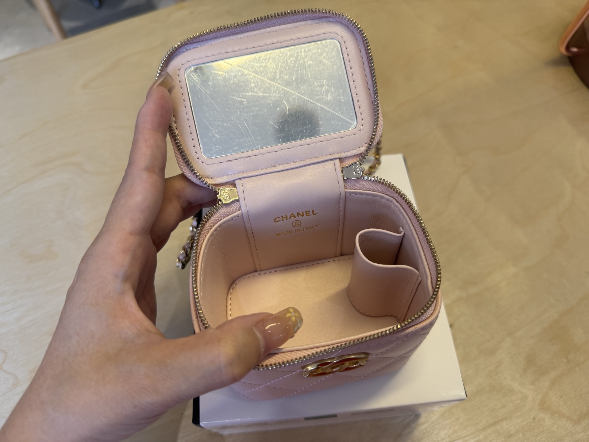 Chanel Basic Bag Cow Leather M-l