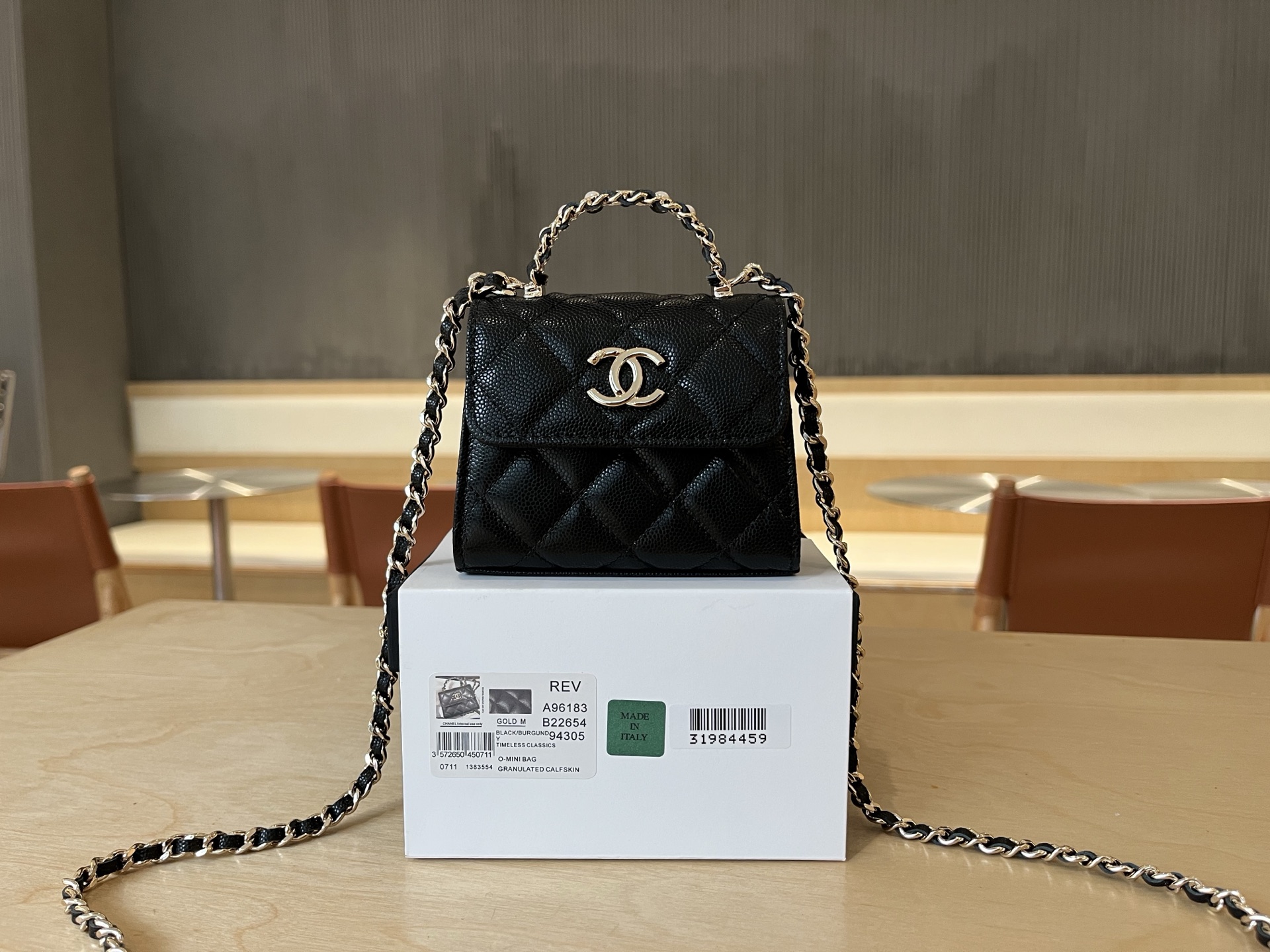 Chanel Basic Bag Cow Leather L-s