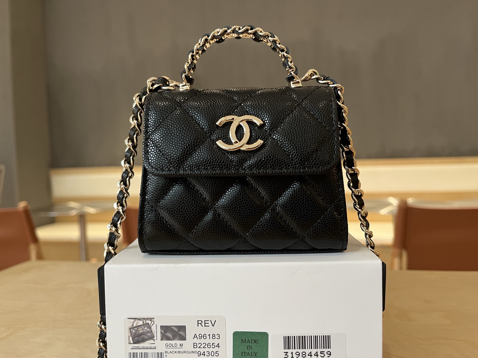 Chanel Basic Bag Cow Leather L-s