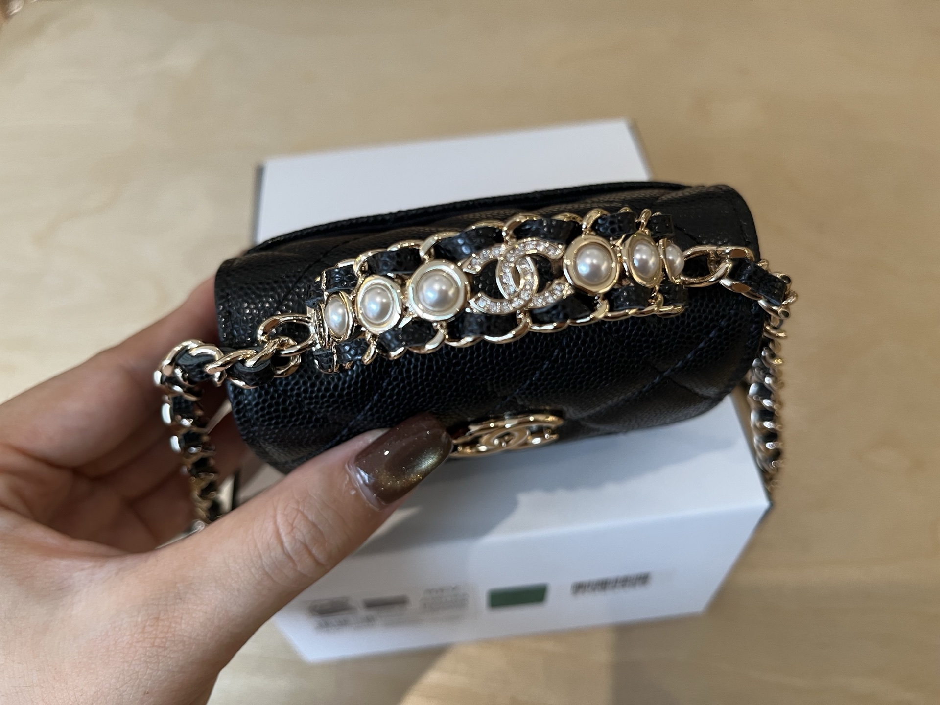 Chanel Basic Bag Cow Leather L-s