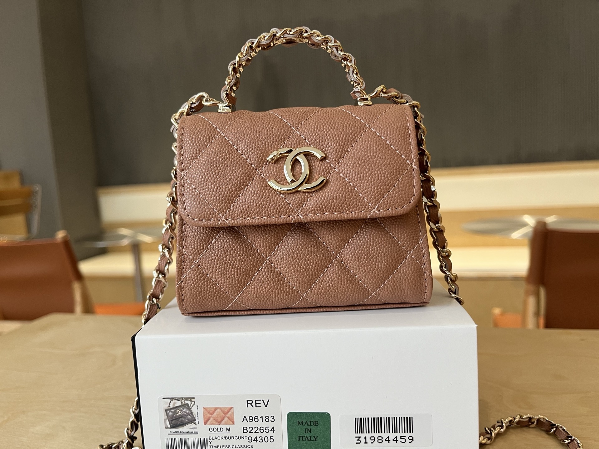 Chanel Basic Bag Cow Leather L-s