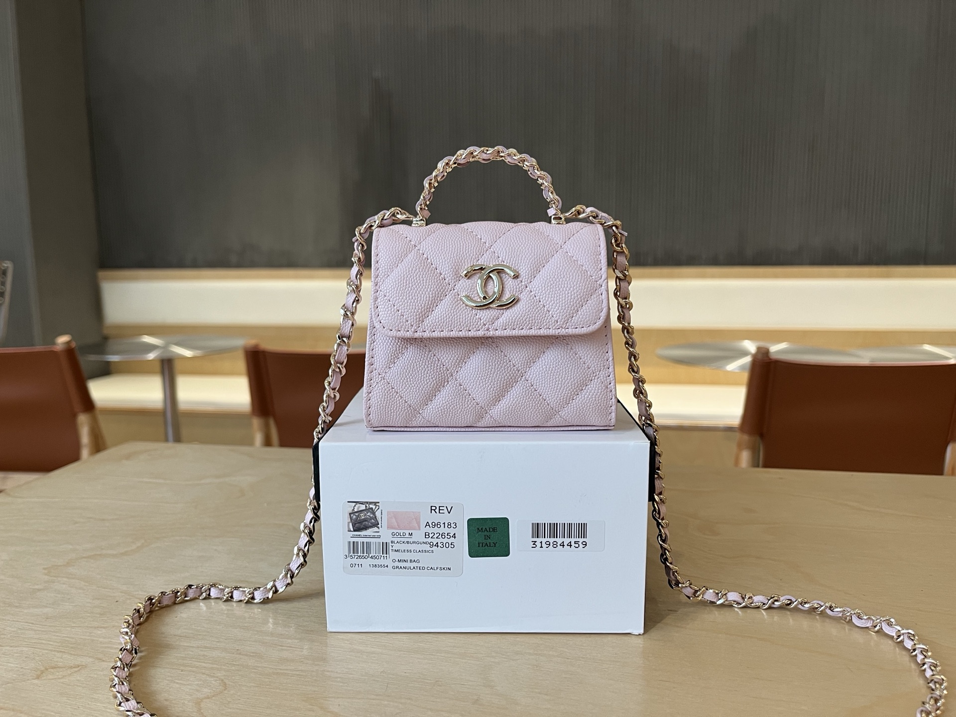 Chanel Basic Bag Cow Leather L-s