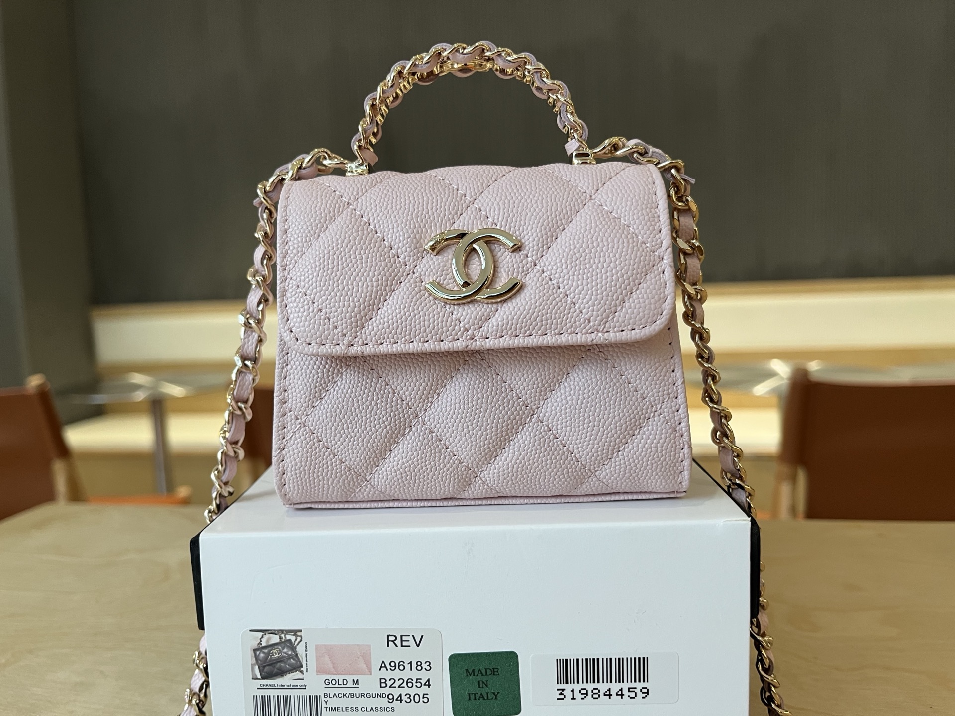 Chanel Basic Bag Cow Leather L-s