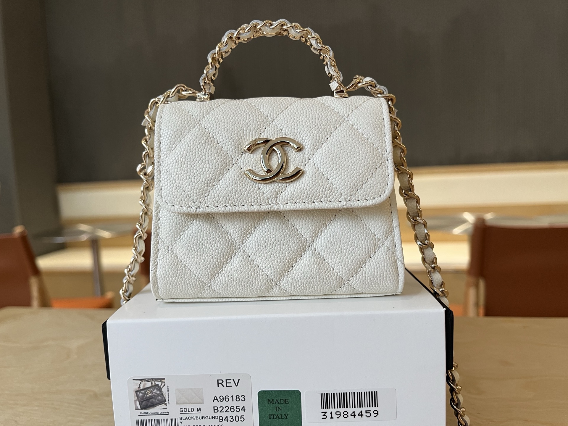 Chanel Basic Bag Cow Leather L-s