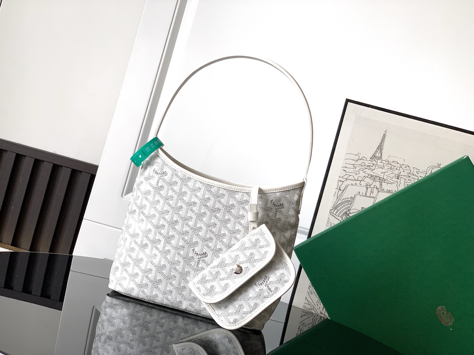 Goyard Shoulder Bag White M