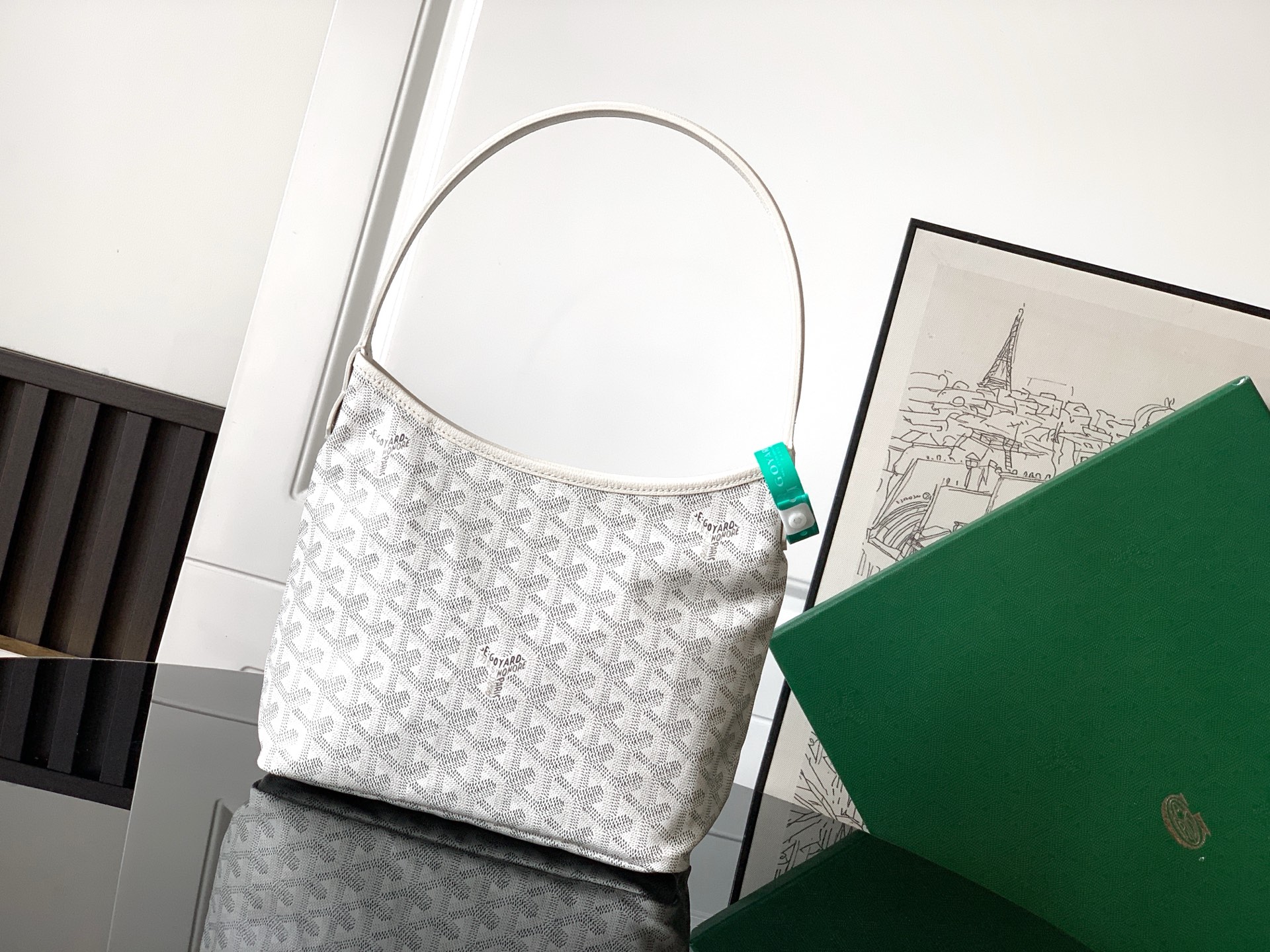 Goyard Shoulder Bag White M