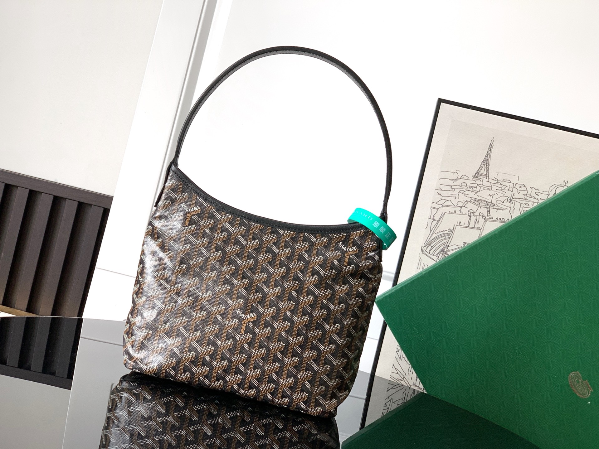 Goyard Shoulder Bag Black M