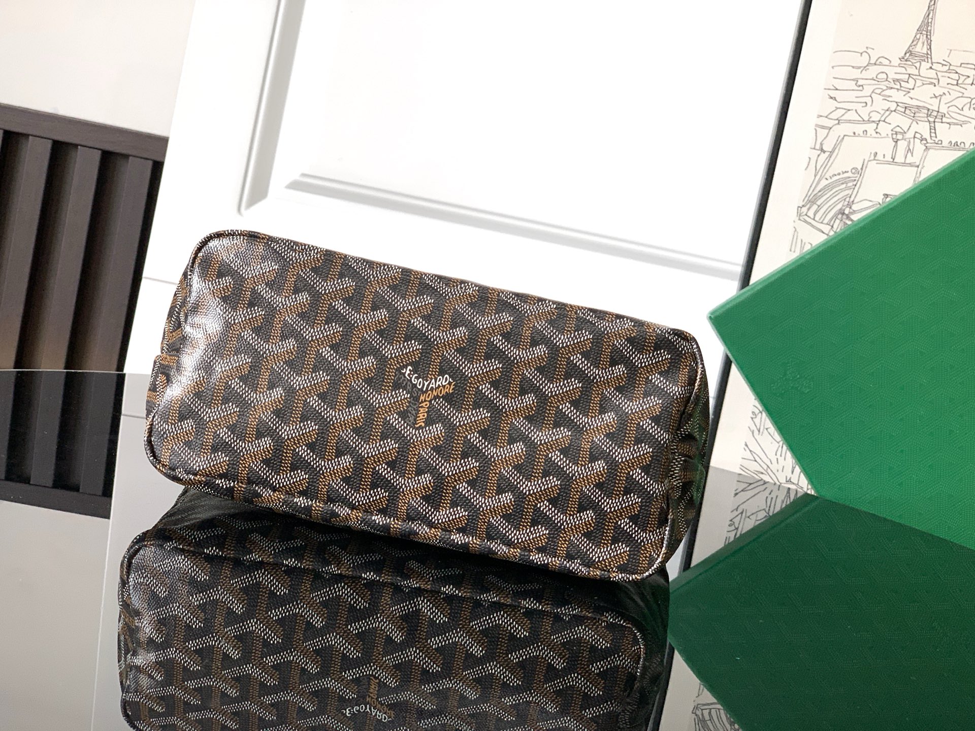 Goyard Shoulder Bag Black M