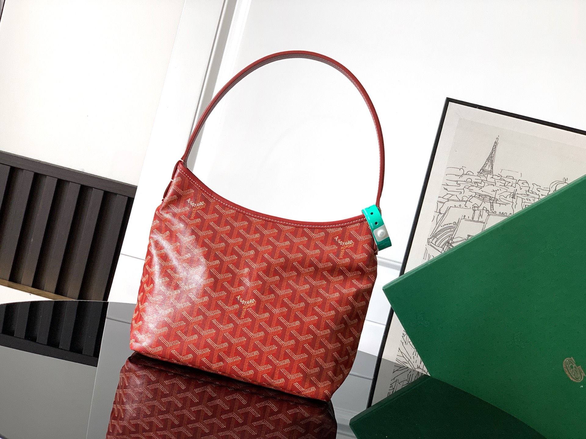 Goyard Shoulder Bag Red M