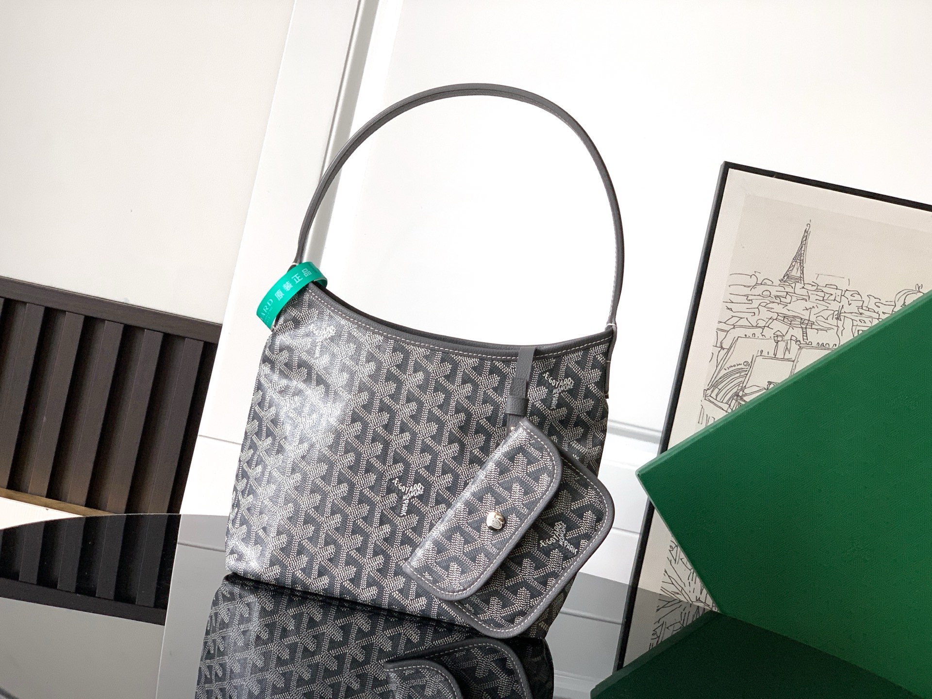 Goyard Shoulder Bag Gray M