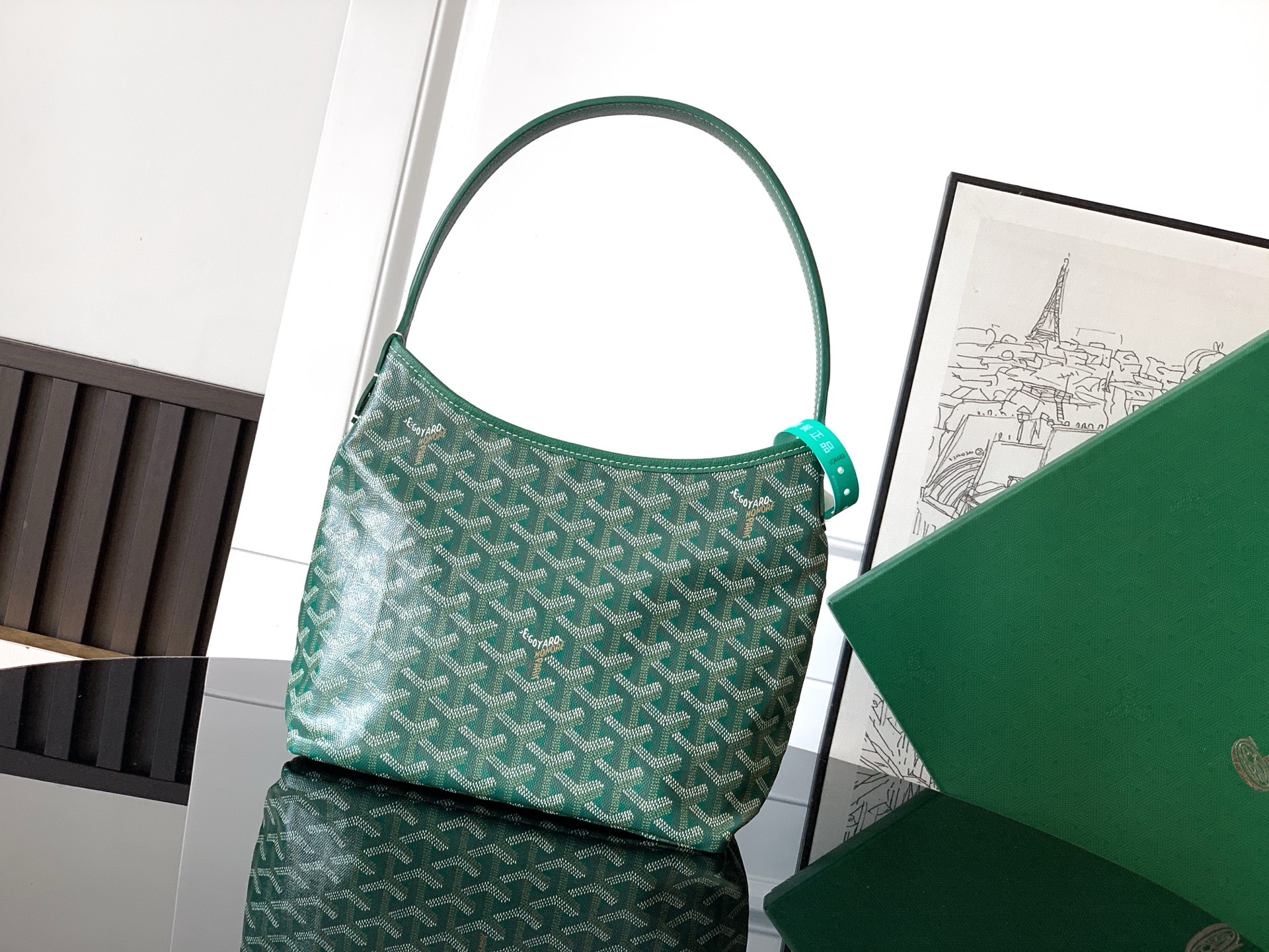 Goyard Shoulder Bag Green M