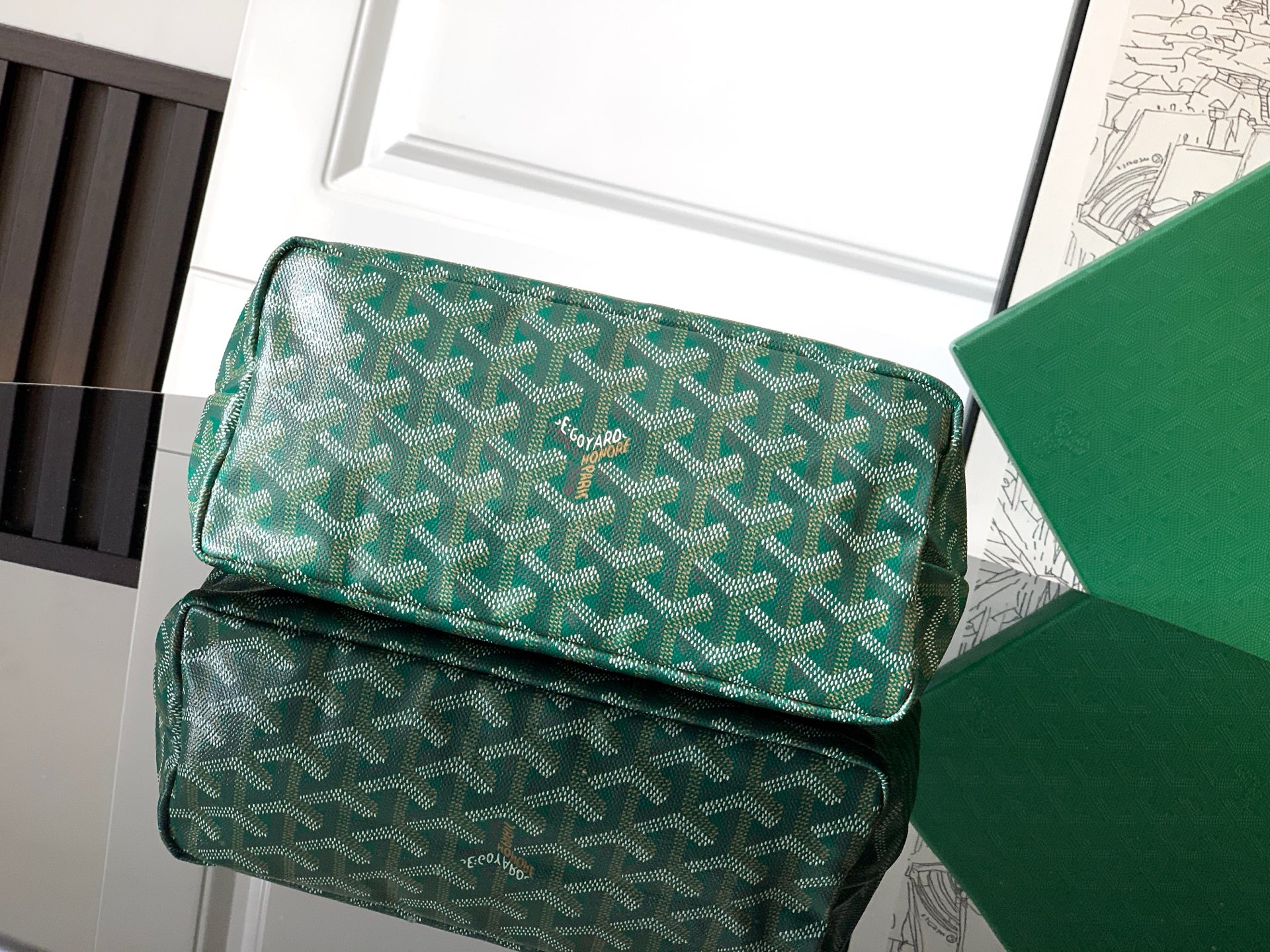 Goyard Shoulder Bag Green M