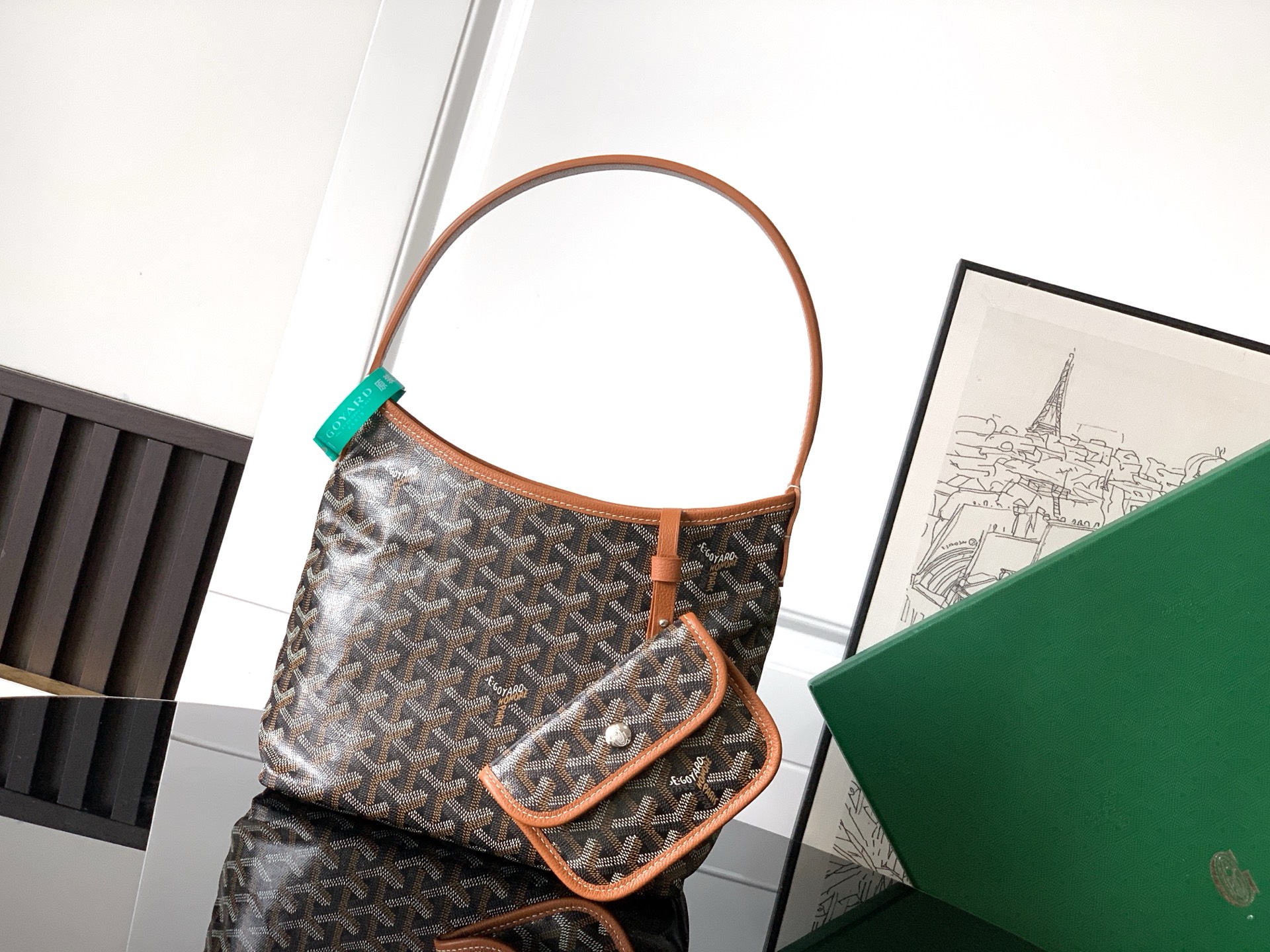 Goyard Shoulder Bag Brown M