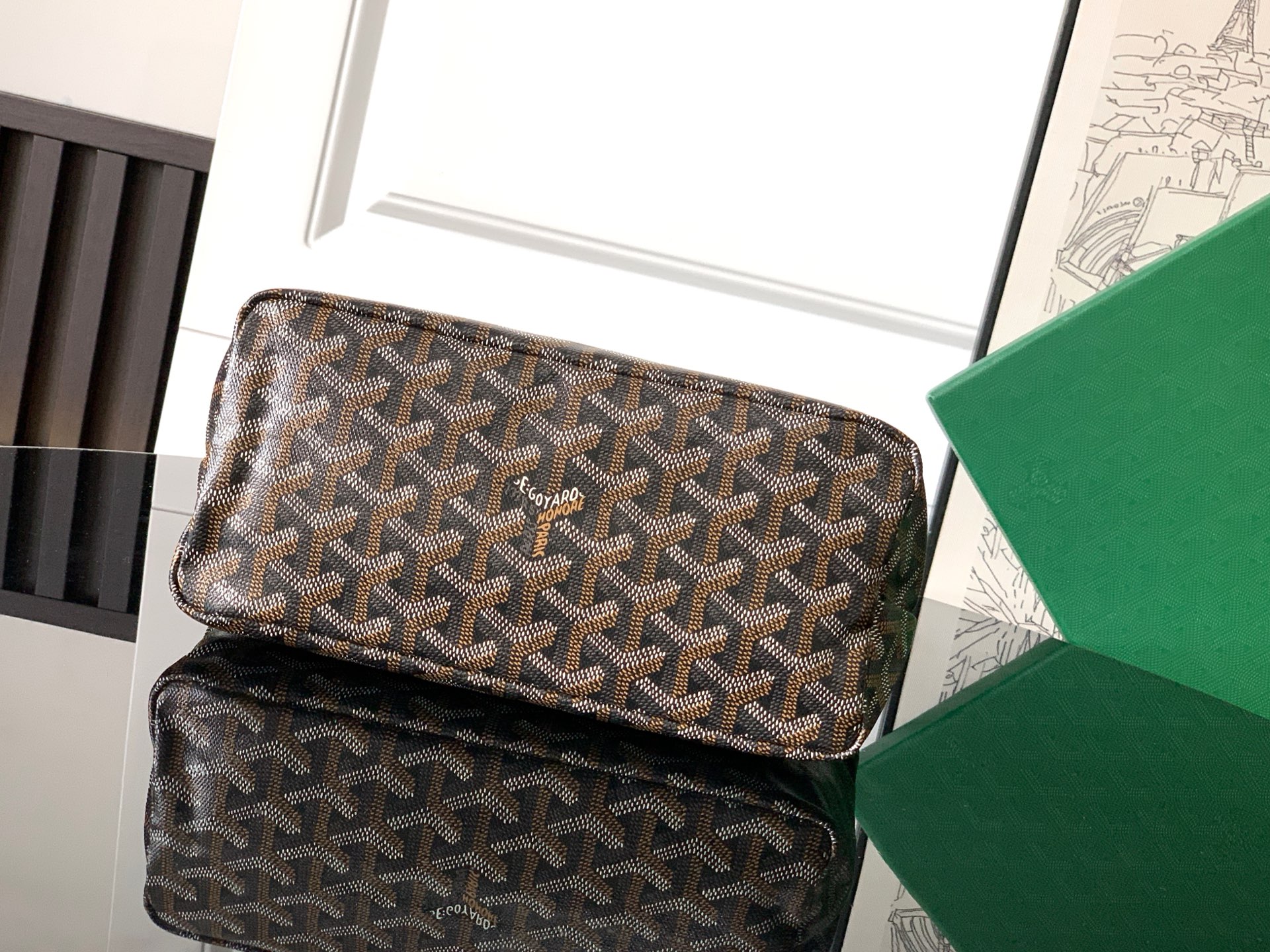 Goyard Shoulder Bag Brown M