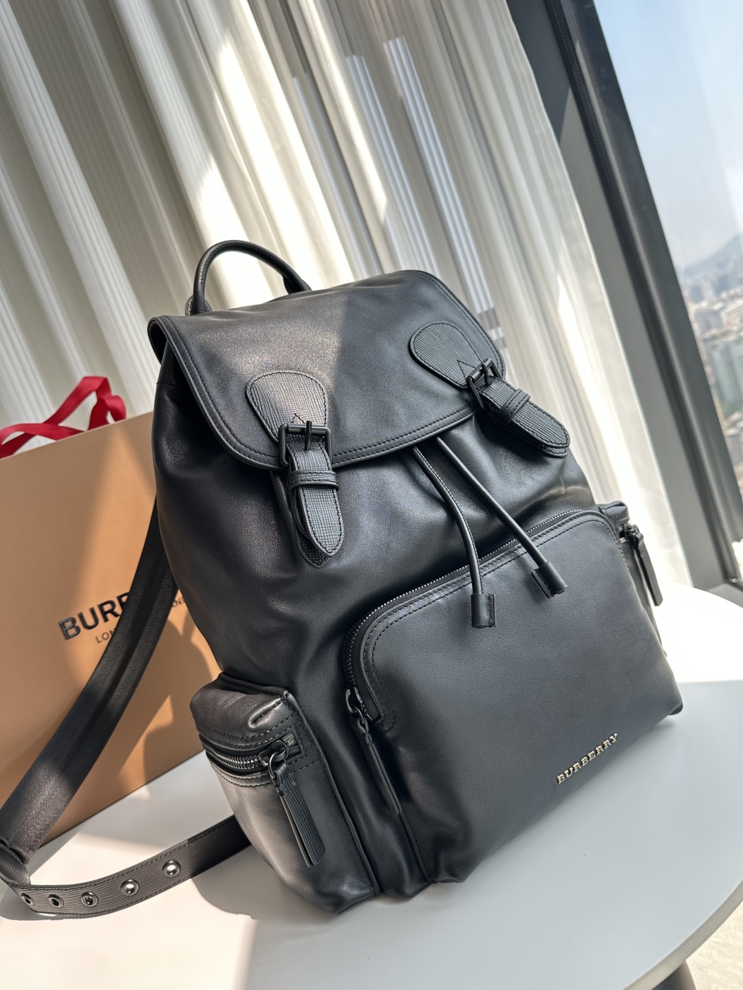 Burberry Backpack Cow Leather