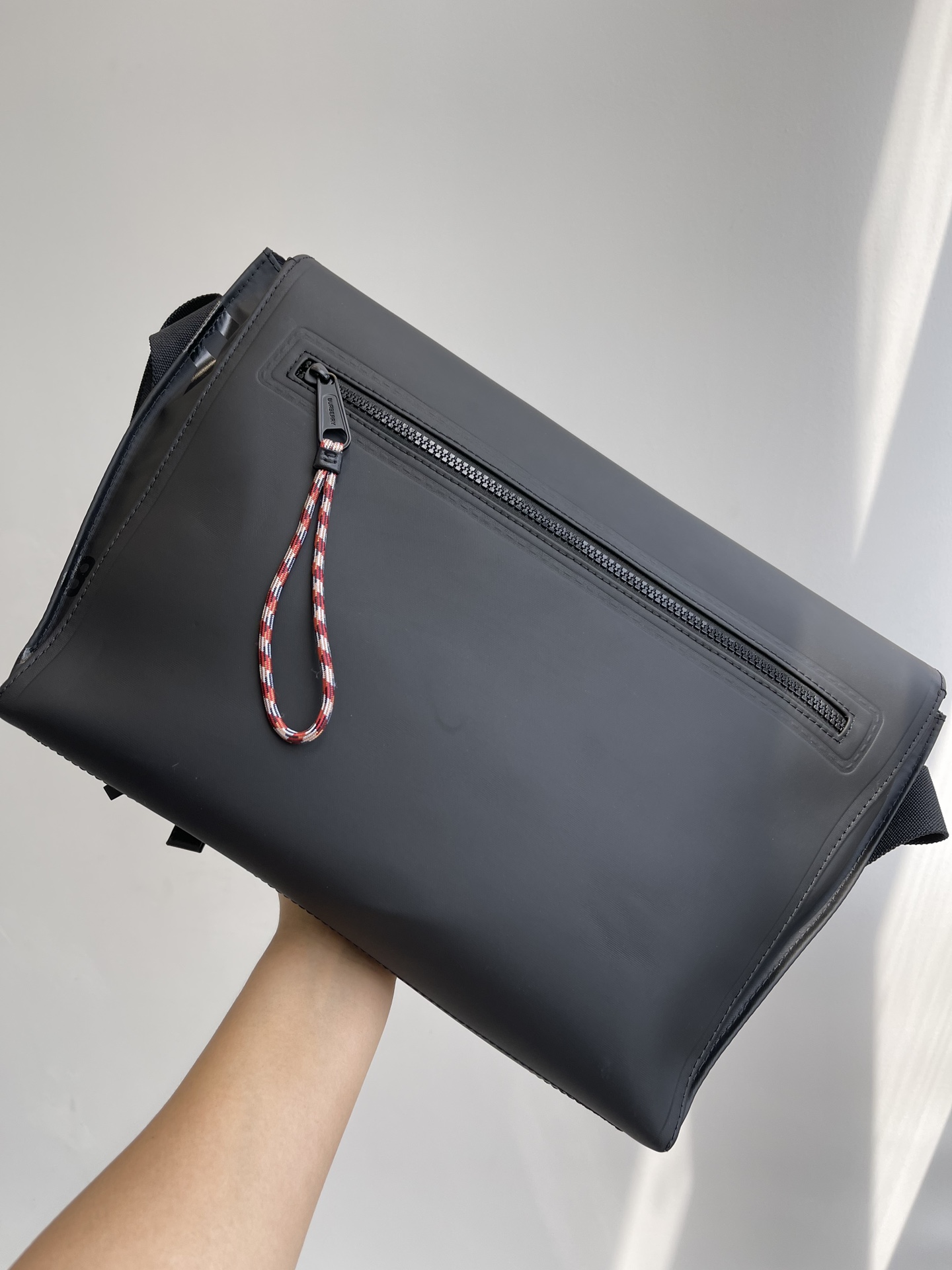 Burberry Male Shoulder Bag Canvas Black Waterproof M-l-s