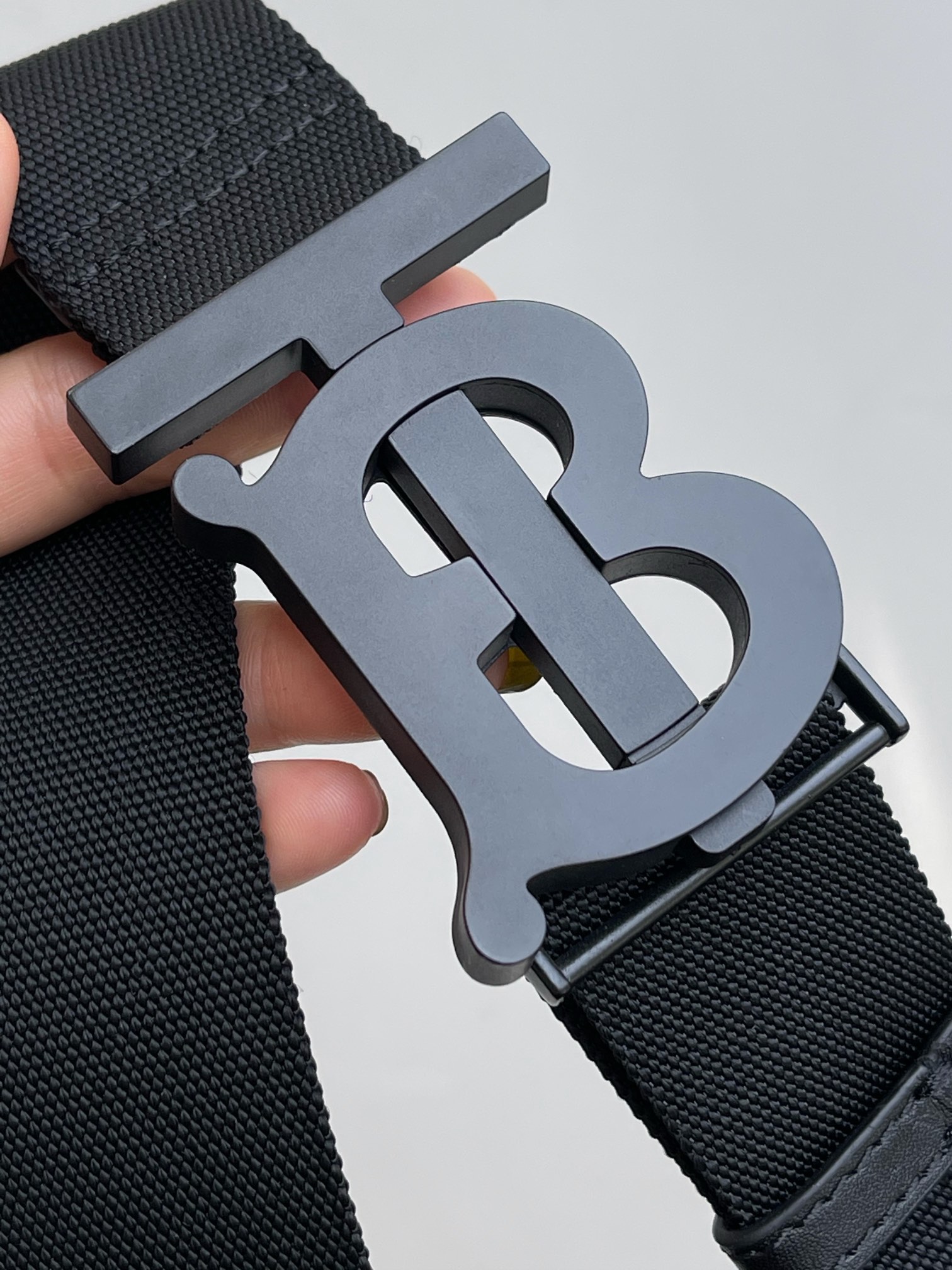 Burberry Male Shoulder Bag Canvas Black Waterproof M-l-s