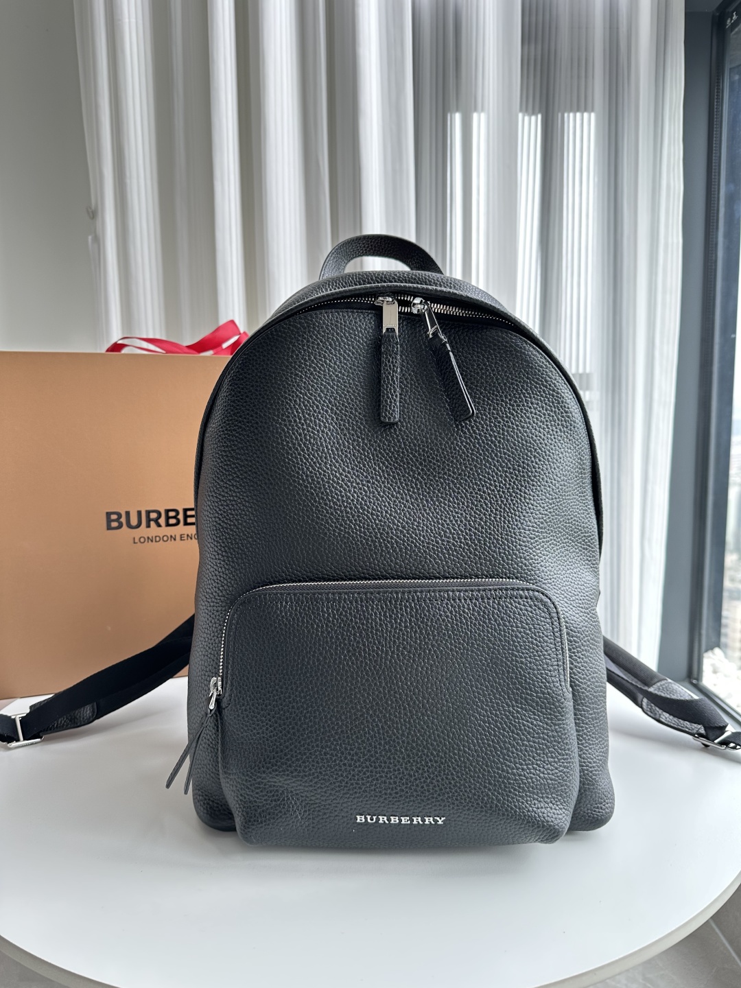 Burberry Backpack Cow Leather 40cm